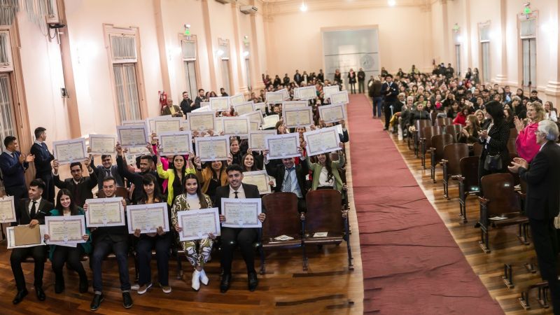 Graduación en la Facultad de Humanidades