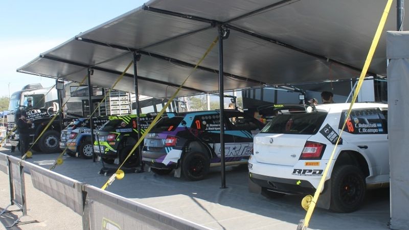 Unos 60 autos están listos para el Rally del Poncho