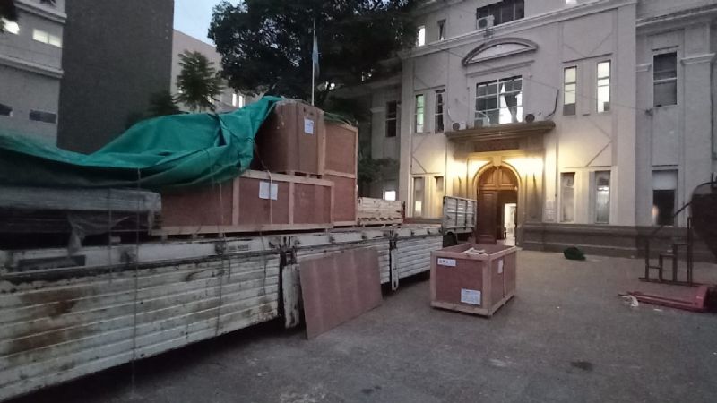 Llegó el nuevo tomógrafo para el Hospital de Niños Eva Perón