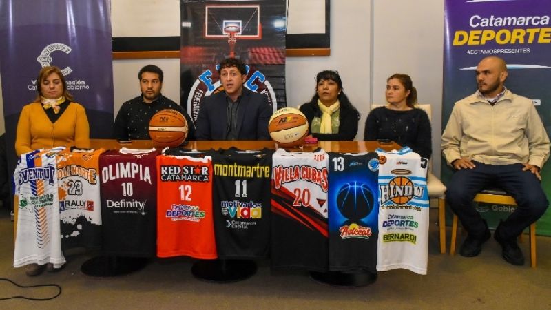 Presentaron los anuales del Básquet federado
