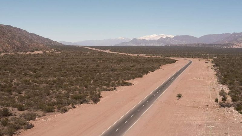 Tinogasta: finalizaron los trabajos de pavimentación Ruta N°3