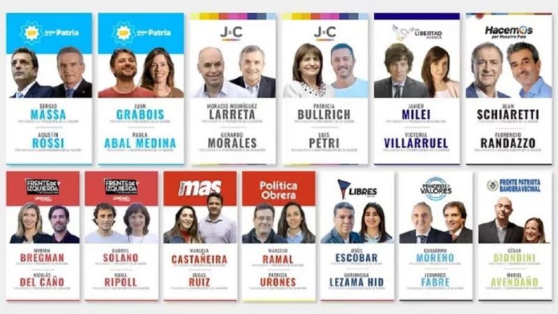 Al final son 13 las fórmulas presidenciales se inscribieron para competir