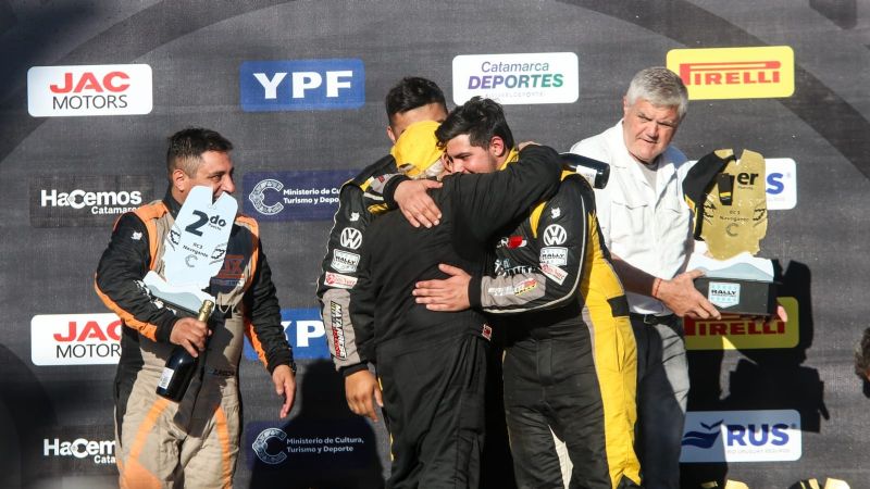 Ganó Scuncio y primer podio para Augusto