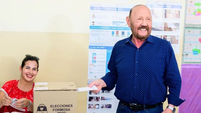 Insfrán arrasa en el recuento de votos en Formosa