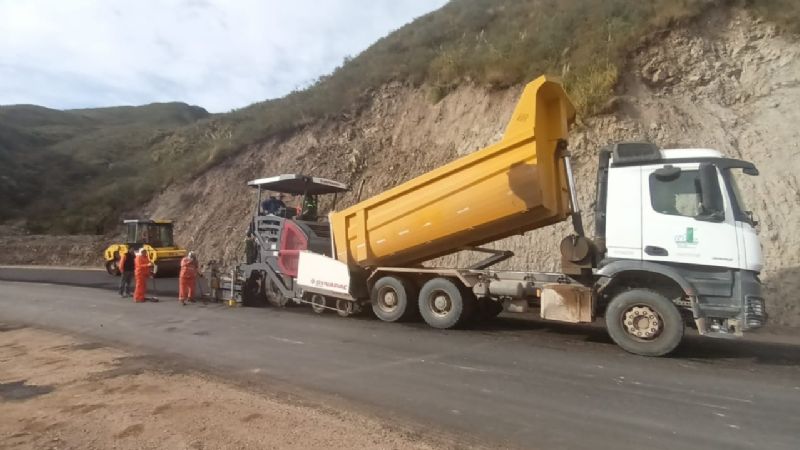 Ruta 1: concluyó la pavimentación del tramo Aconquija-Las Chacritas