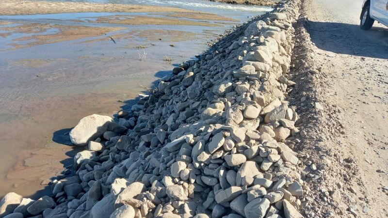 Se desborda el paso al Pantanillo