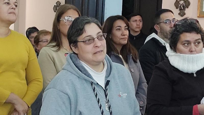 Despedida de la Hermana Marta Zucco, del Verbo Encarnado, en Recreo