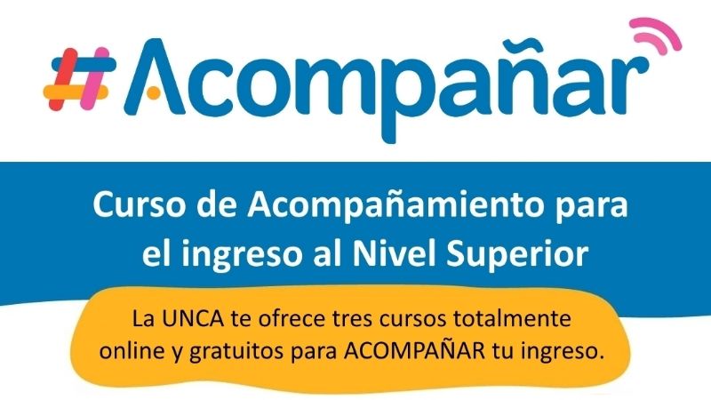 "Acompañar": Inscripciones abiertas para cursar en agosto