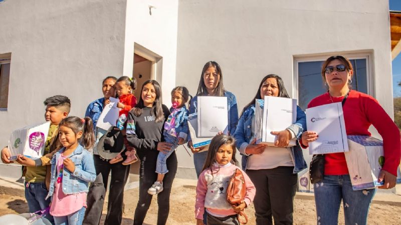 Familias del norte de Belén recibieron sus viviendas