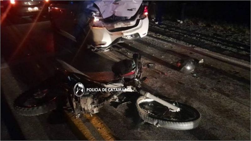 Murió un motociclista