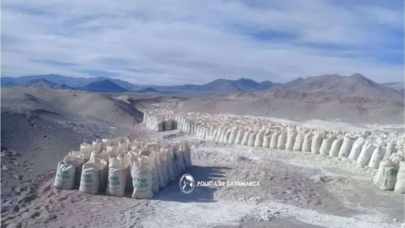 Quería llevarse tierras de diatomeas