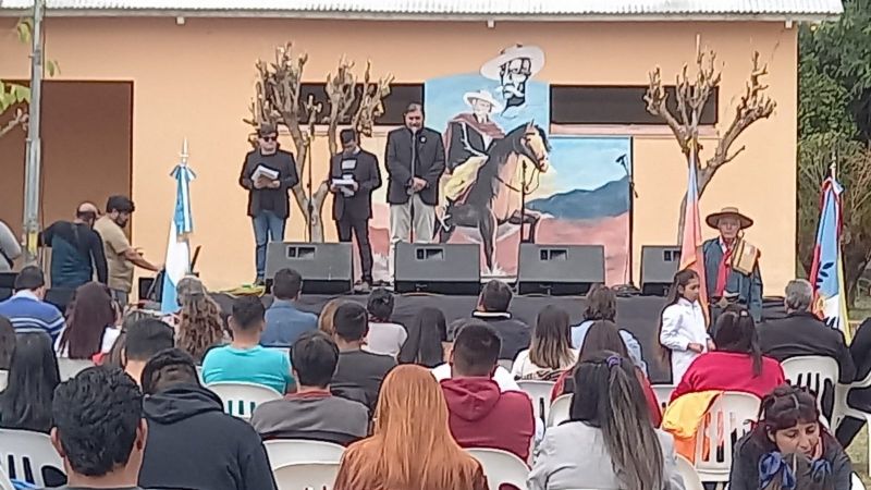 Sin Susana ni funcionarios provinciales, se recordó a Felipe  Varela en Huaycama