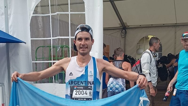 Joaquín Narváez lució en el Mundial de Montaña