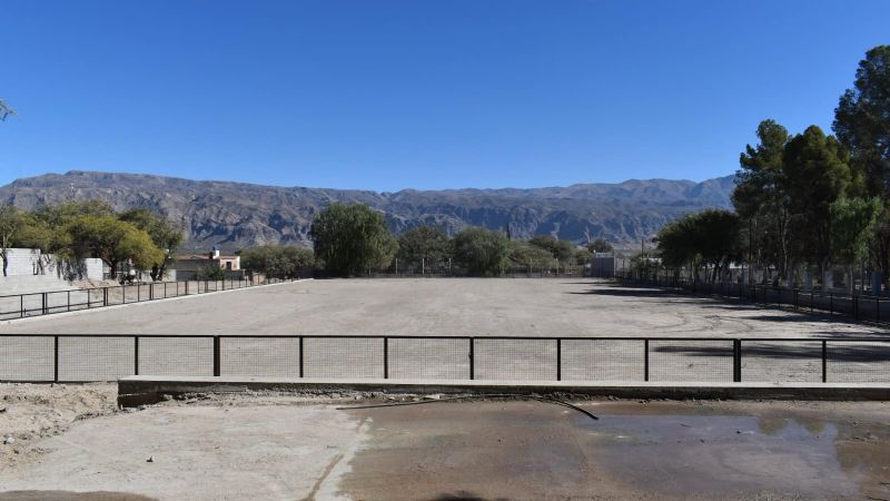 Avances en obras deportivas de Santa María