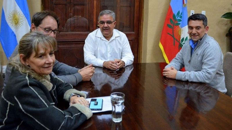 Jalil y el intendente Ferreyra evaluaron las obras en curso en FME