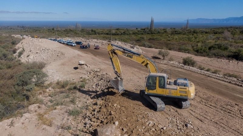 El Gobernador recorrió el avance de obra de las rutas 47 y 113