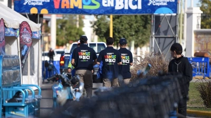 Se estrenó el programa "Vamos en Bici" con 200 bicicletas públicas