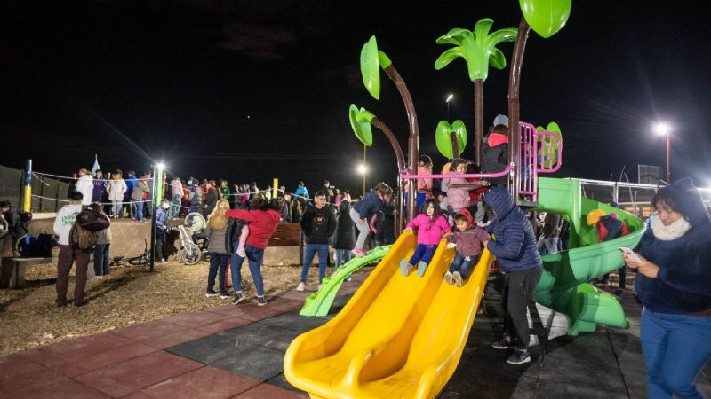 Quedó inaugurado un nuevo espacio social en El Bañado