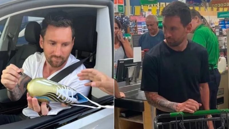 Messi fue el primero en llegar al entrenamiento