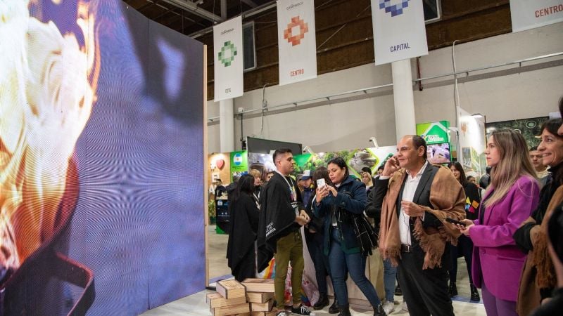 Experiencia audiovisual inmersiva: la atracción del stand de Turismo de la Capital