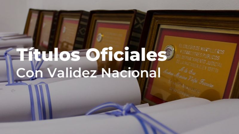 Ampliatoria de validez nacional para el Profesorado de Inglés