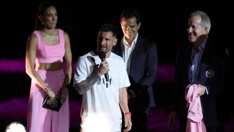 Gran presentación de Messi en Inter Miami