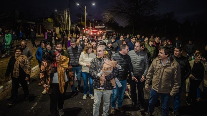 La Merced inauguró nuevo asfaltado urbano y se anunció la recuperación de la ex Ruta 38