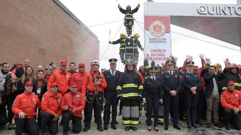 Bomberos de la Policía de Catamarca participaron en el Congreso Nacional de Bomberos