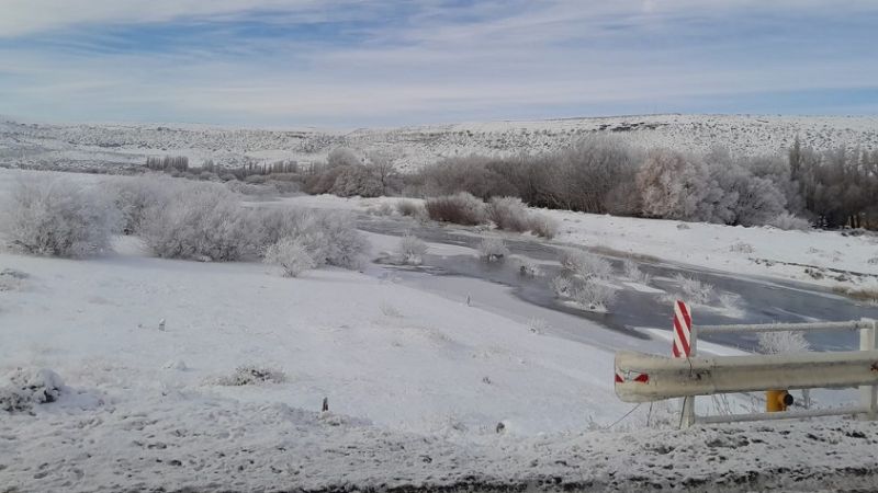 Frío extremo, por la ola polar, en Río Mayo, Chubut: -31°C