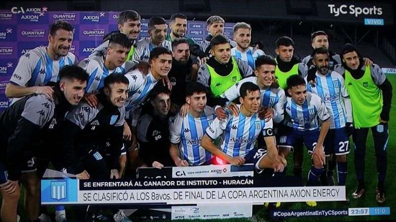 Racing venció a San Martín y está 8vos. de la Copa Argentina
