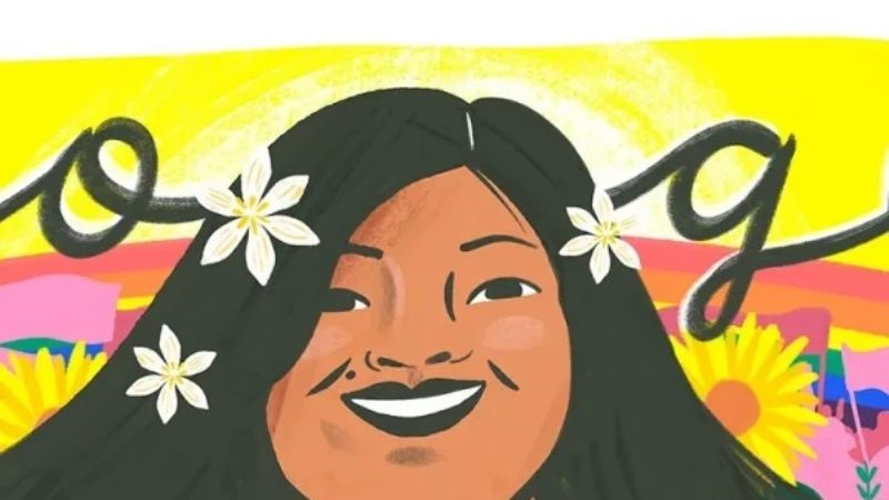 Homenaje de Google a la activista argentina trans Diana Sacayán