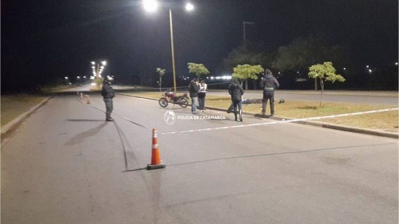 Trágico: un motociclista perdió la vida en la madrugada de este jueves