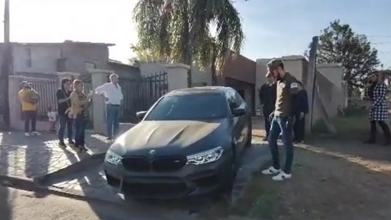 Ahorristas encontraron el BMW de Blas, y Gendarmería lo secuestró