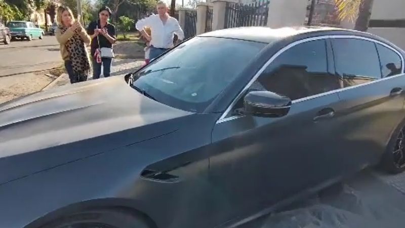 Ahorristas encontraron el BMW de Blas, y Gendarmería lo secuestró