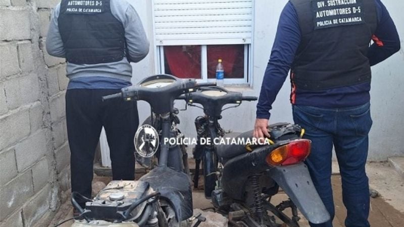 En allanamientos secuestran motocicletas, motopartes y otros elementos