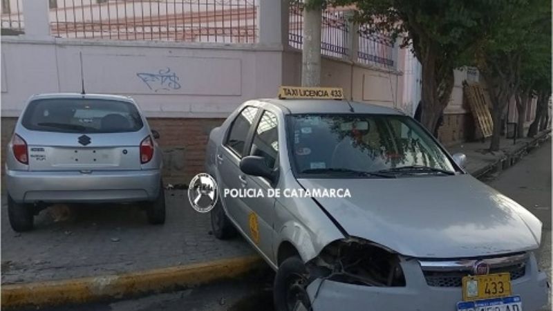 Violento choque en el Centro