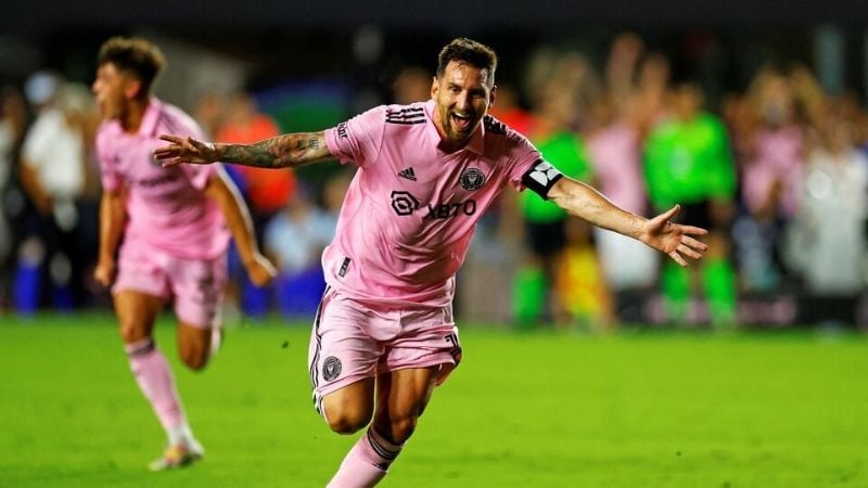 Golazo de Messi en el debut, para el triunfo de Inter Miami