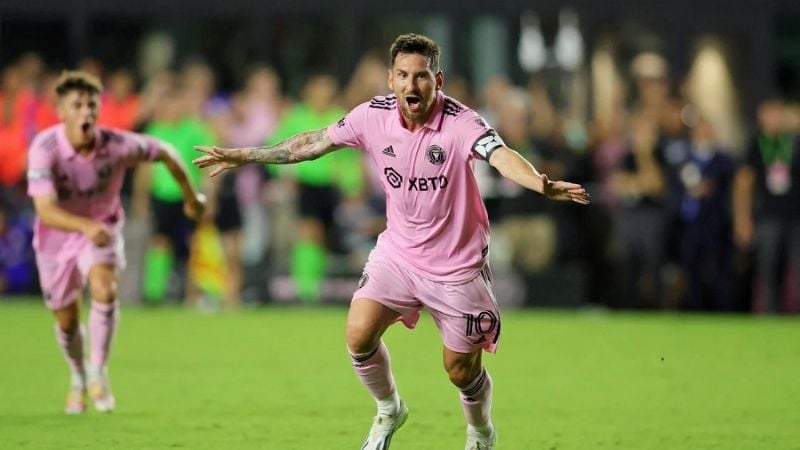 Golazo de Messi en el debut, para el triunfo de Inter Miami