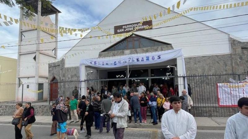 La parroquia San José Obrero celebró  el 60º aniversario de su creación