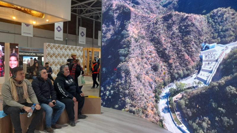 “Experiencia inmersiva” en el stand de Turismo de la Capital