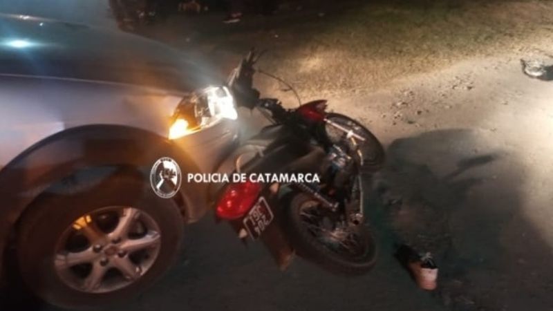 Violento choque y un joven de 19 años al Hospital