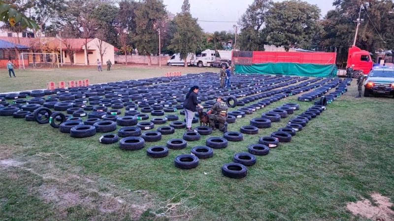 La Aduana incautó neumáticos ilegales valuados en más de $50.000.000