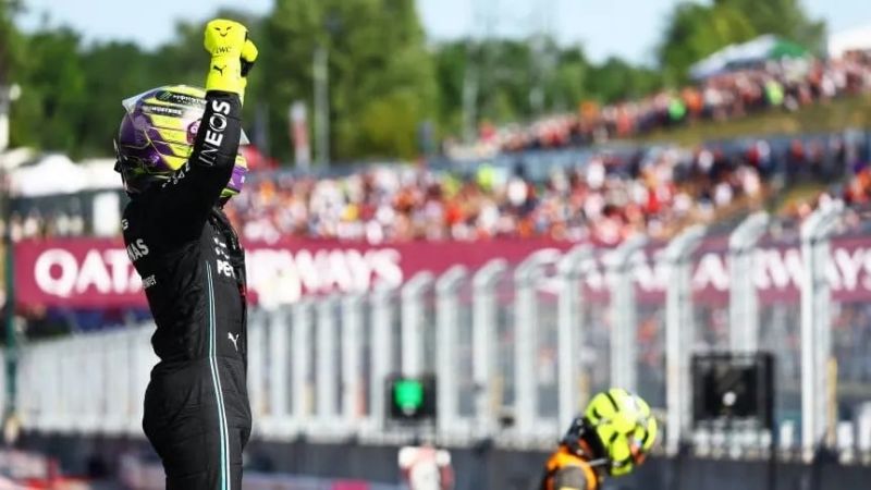 Hamilton larga adelante de Verstappen en Hungría