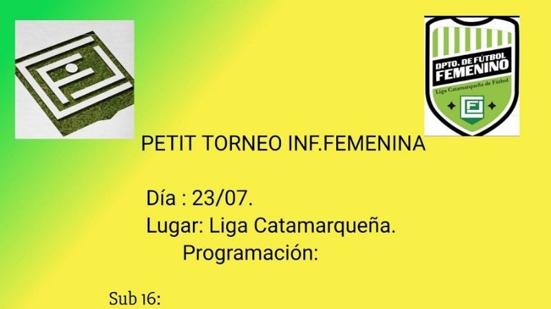 “Petit” Torneo Infantil de Fútbol Femenino