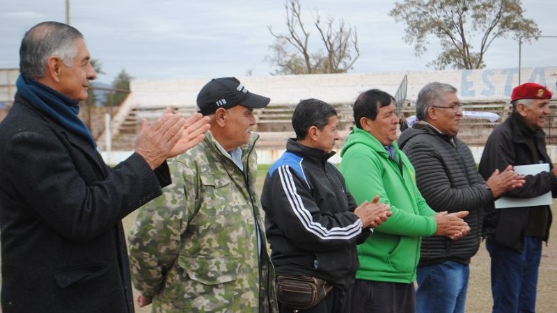 Reconocimiento de la Liga Chacarera a Veteranos de Malvinas