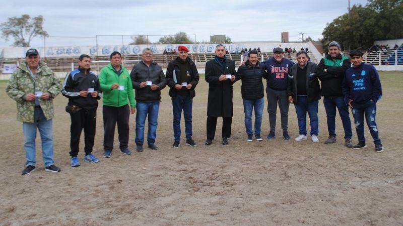 Reconocimiento de la Liga Chacarera a Veteranos de Malvinas