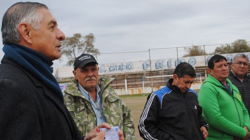 Reconocimiento de la Liga Chacarera a Veteranos de Malvinas
