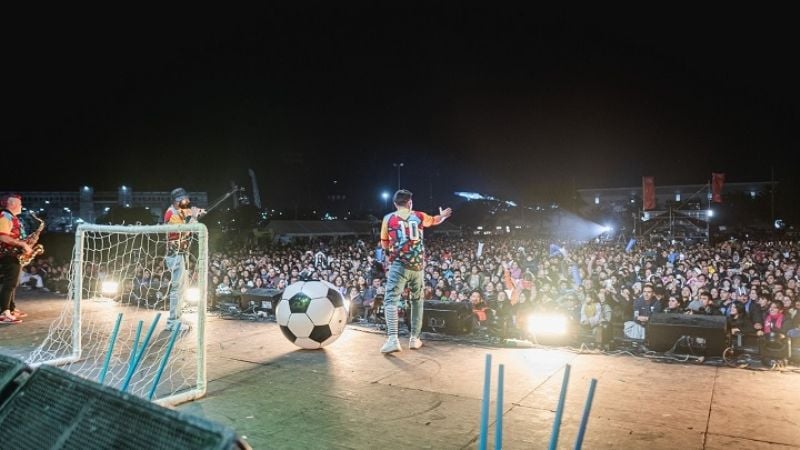 Unas 20 mil personas en el show final de Los Caligaris