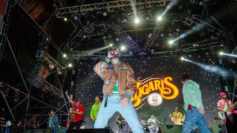 Unas 20 mil personas en el show final de Los Caligaris