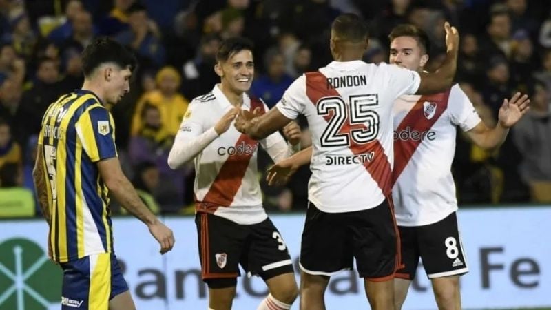 River le empató, sobre la hora, un partidazo a Central: 3 a 3